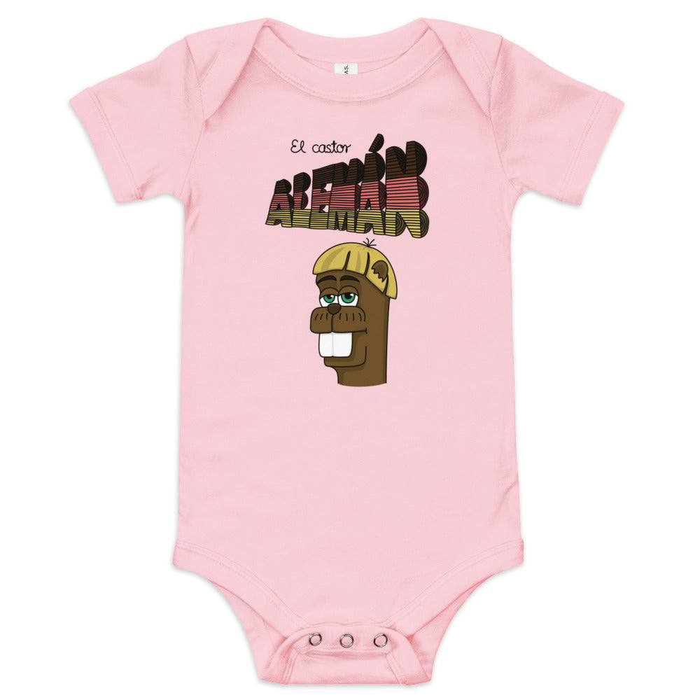 El Castor Alemán Baby Short Sleeve One Piece