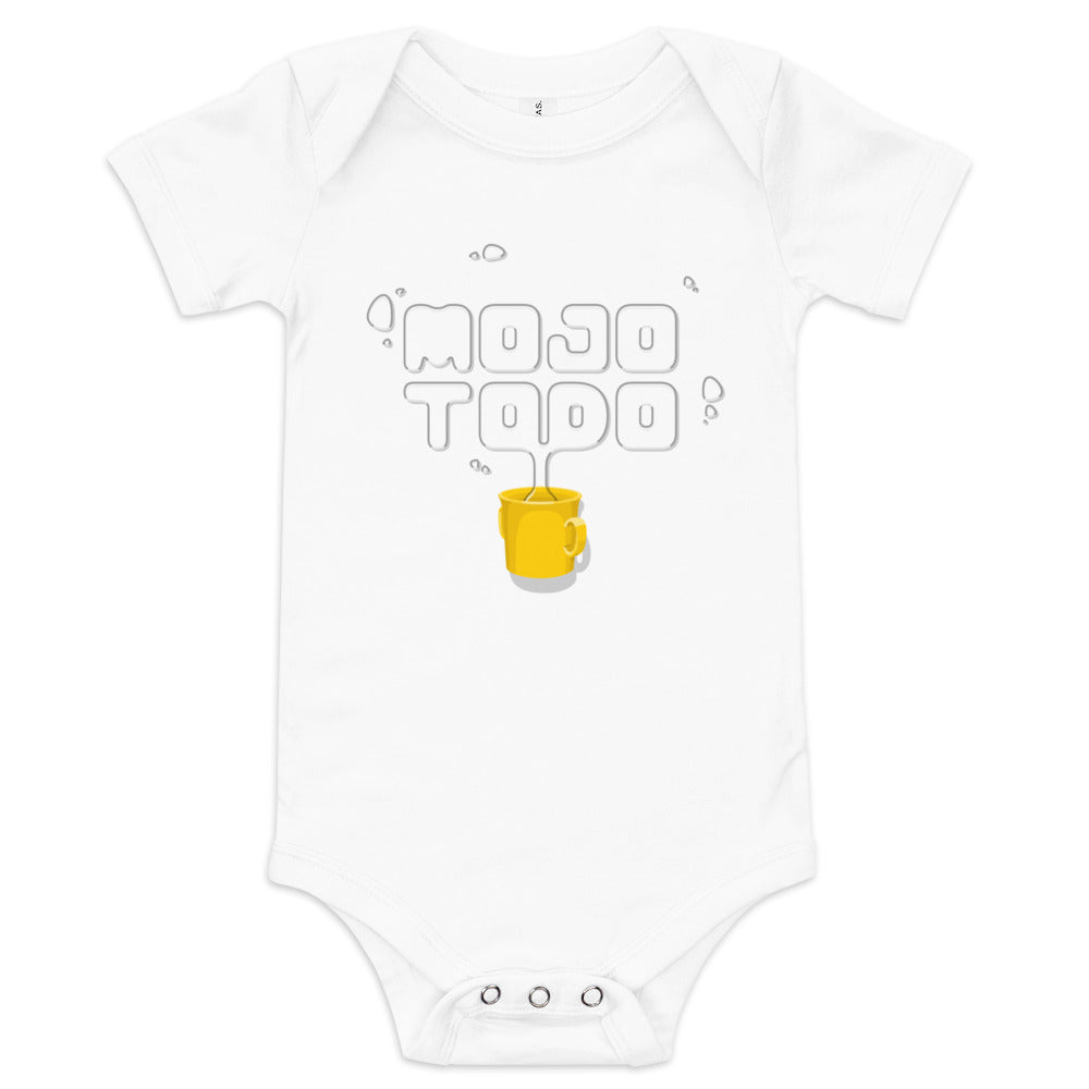 Mojo Todo Baby Short Sleeve One Piece White