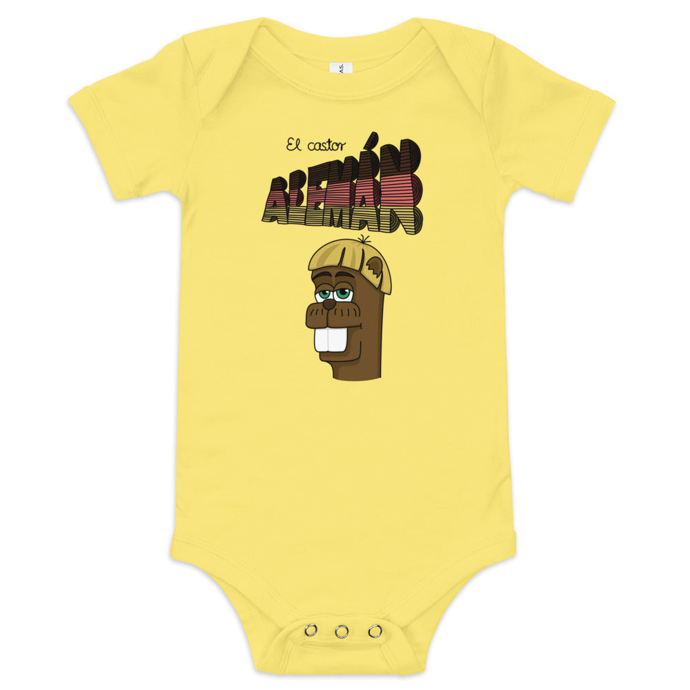 El Castor Alemán Baby Short Sleeve One Piece
