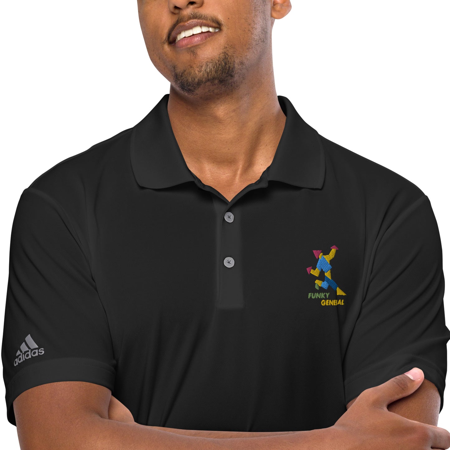 Funky General adidas performance polo shirt