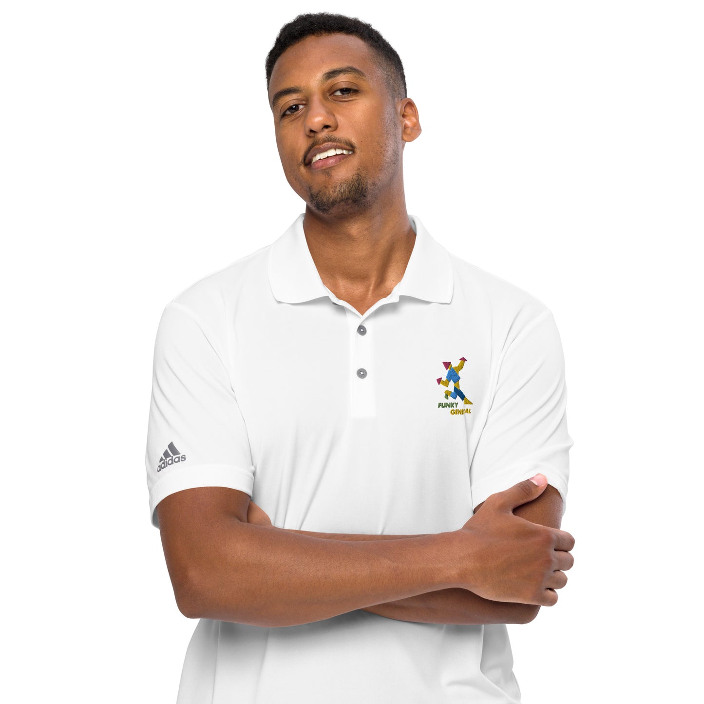 Funky General adidas performance polo shirt