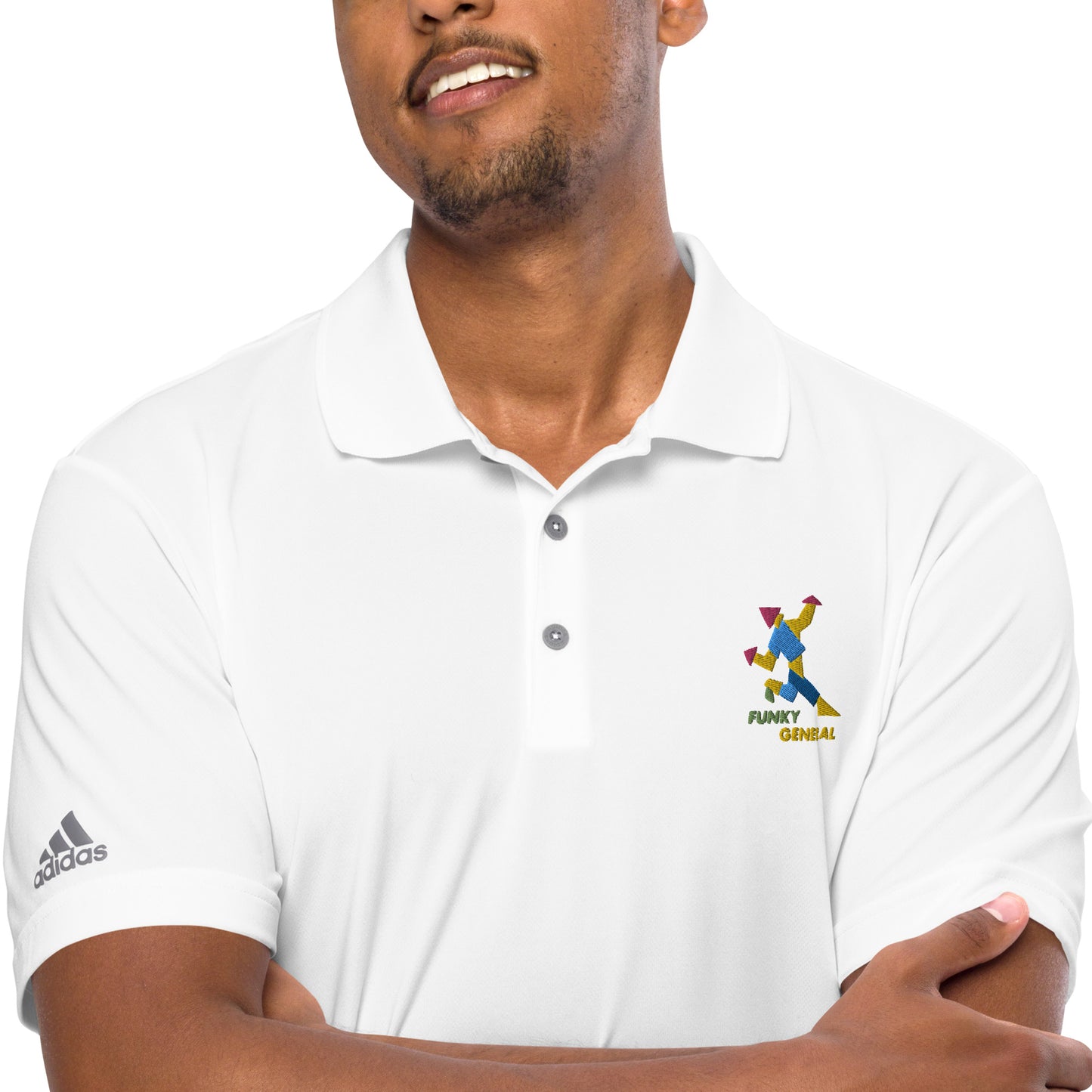 Funky General adidas performance polo shirt