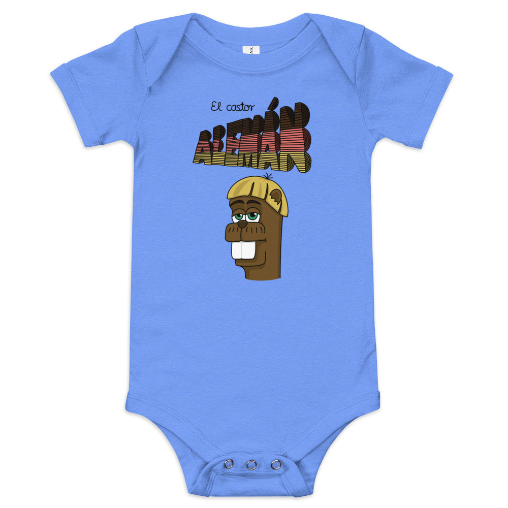 El Castor Alemán Baby Short Sleeve One Piece