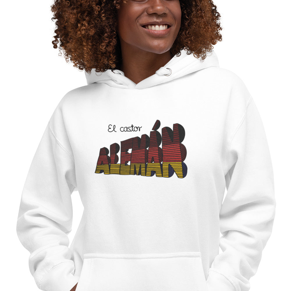 El Castor Alemán Unisex Hoodie